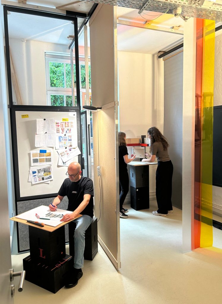 Testaufbau flomo lab