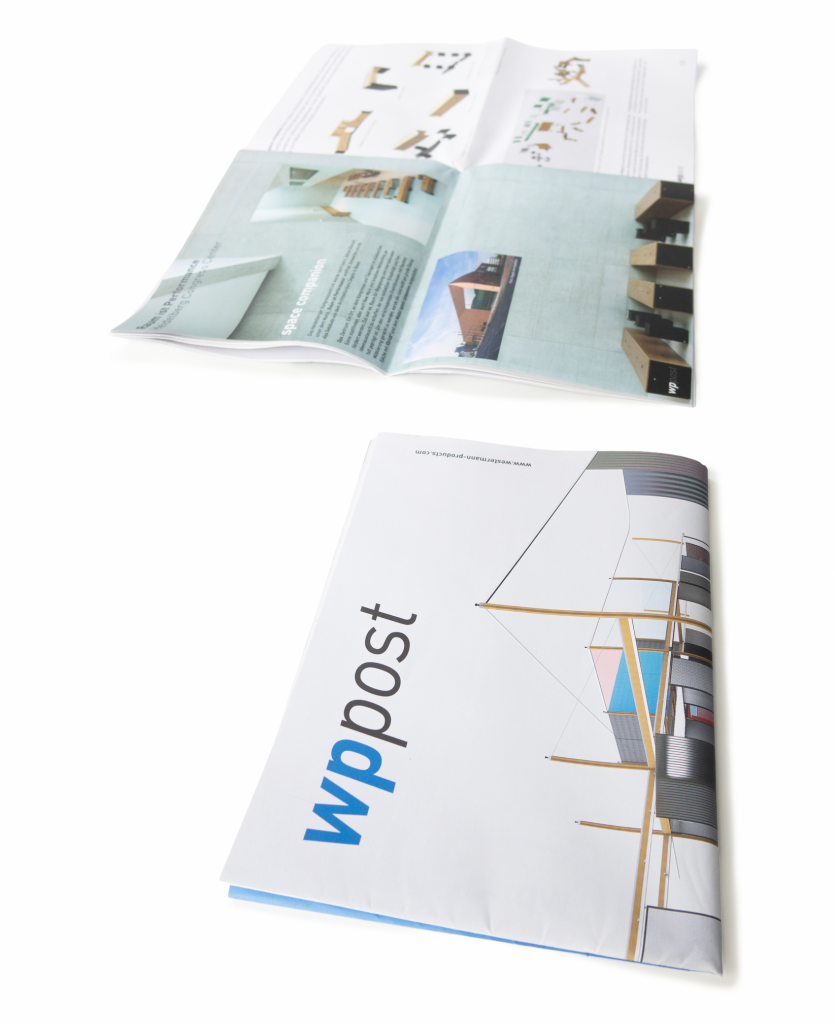 Zeitung Westermann Products Perspektivaufnahme