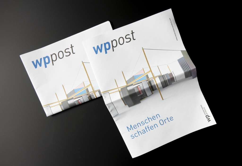 Zeitung Westermann Products gefaltet und offen