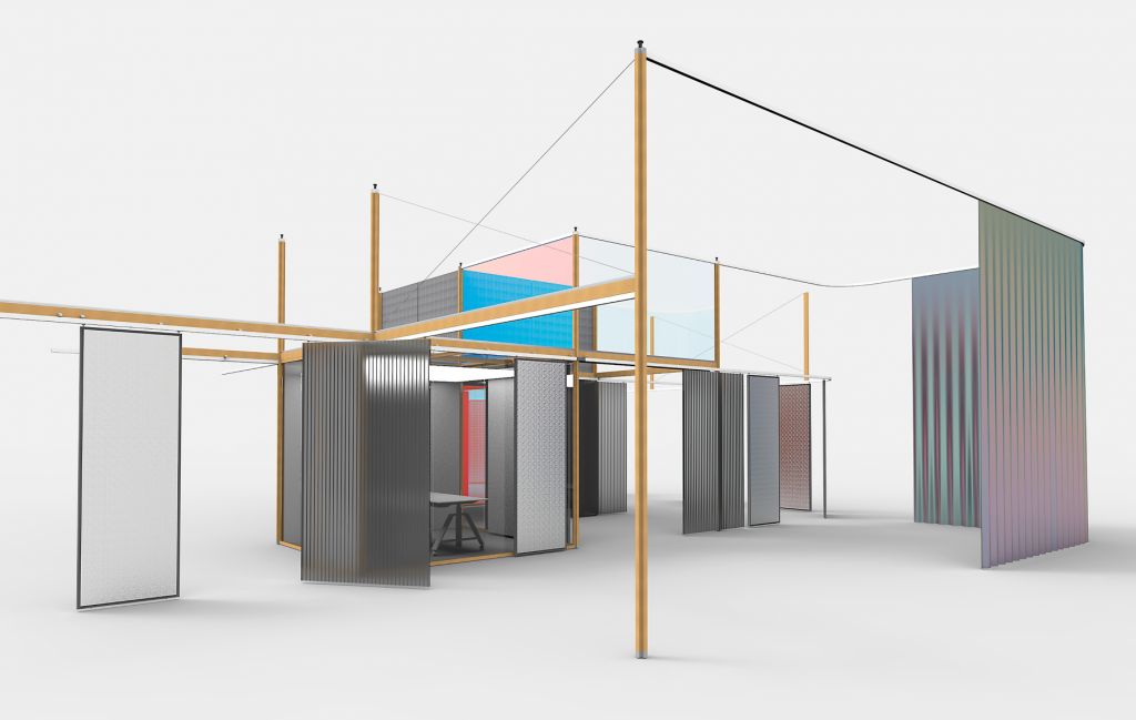 Render multistructure und flomo wall +